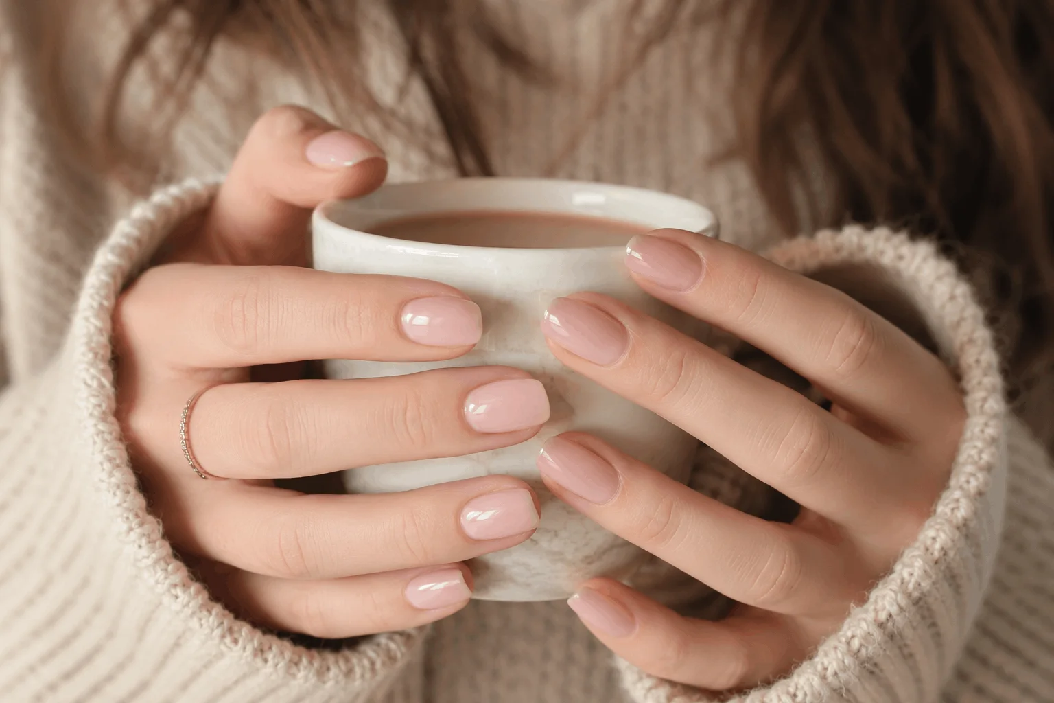 10 Pastel Pink Nails Every Trendy Girl Loves 8 Soft pink milky nails with natural glossy finish