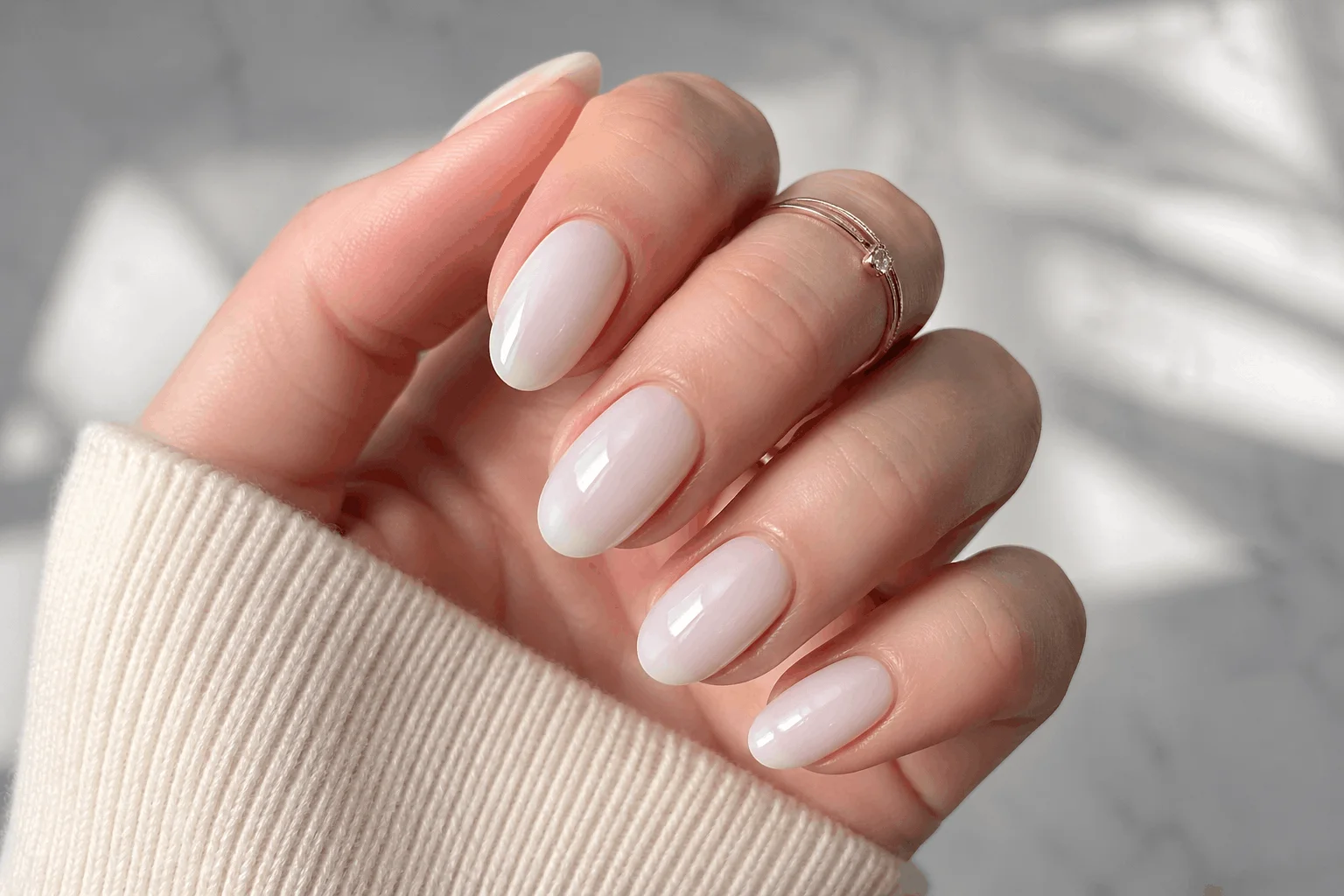 10 Nails That Go With Everything You’ll Love 4 milky white nail designs that go with everything