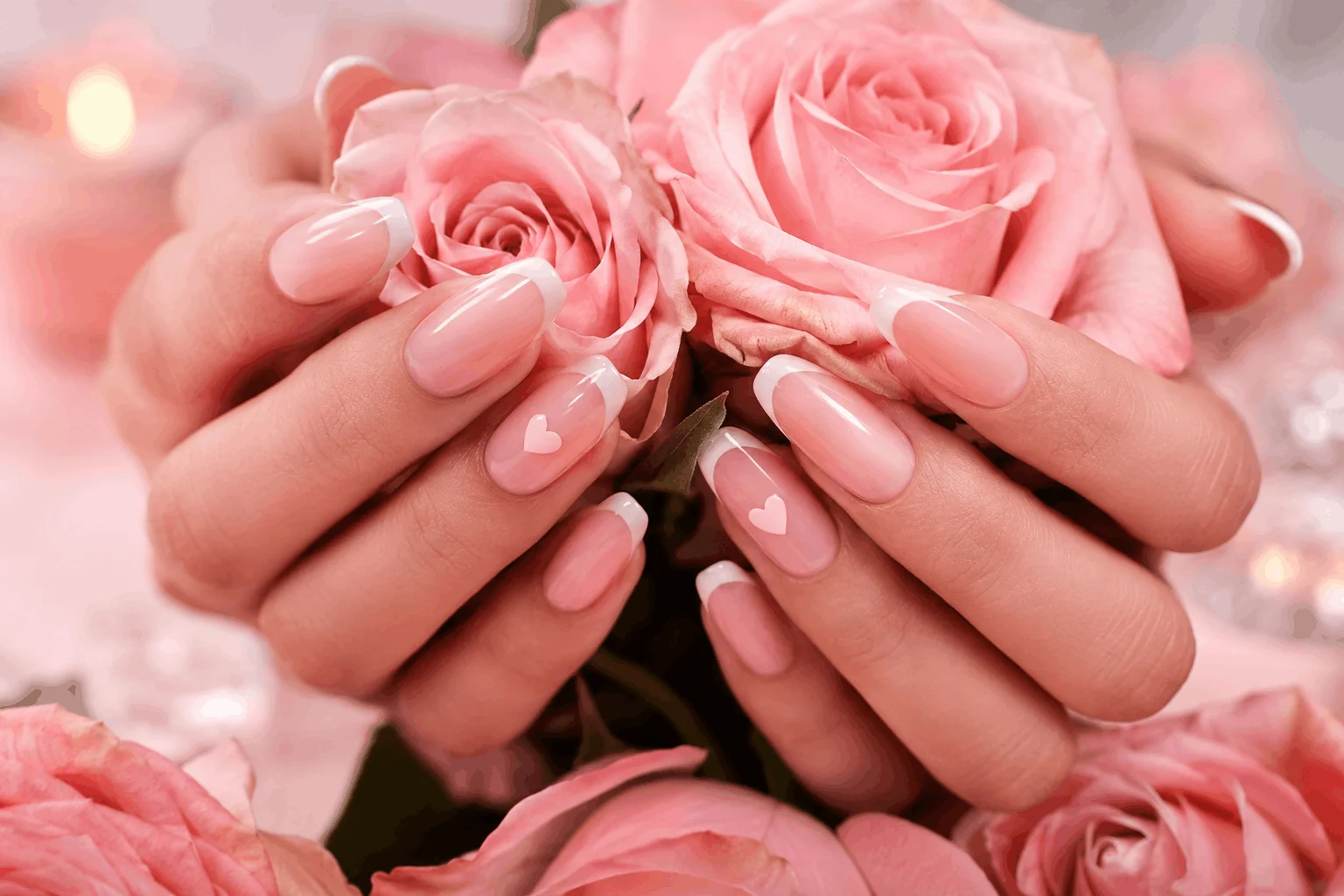 12 Valentines Day Nails That Everyone Will Copy 3 Classic red heart Valentine's nail design