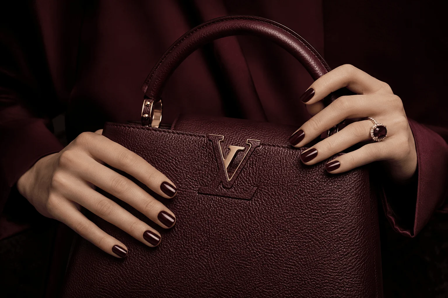 10 Nails Ideas for Short Nails You'll Save Instantly 9 Dark monochrome nail design for short nails