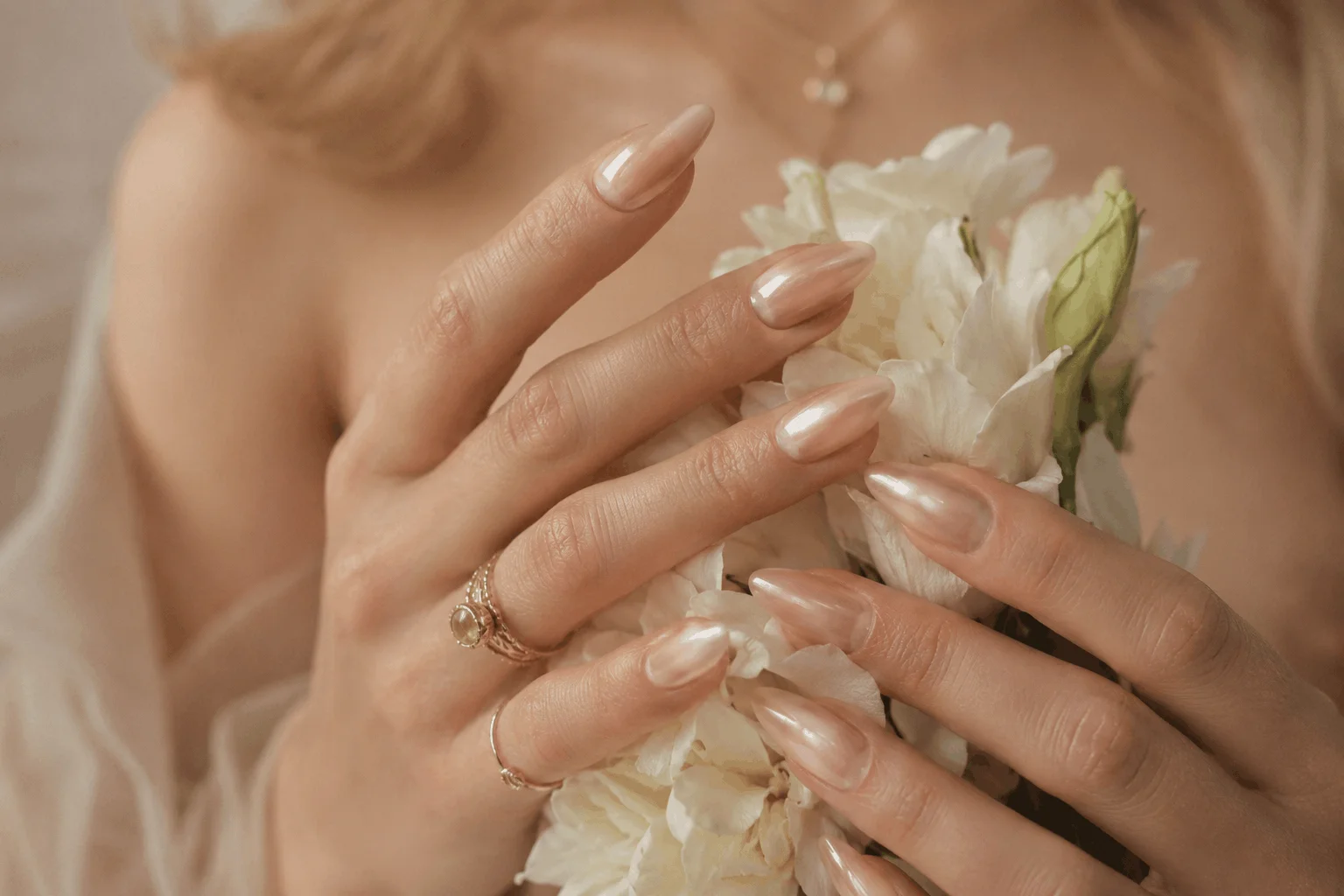 10 Goddess Nails Trends Taking Over Pinterest Now 8 Modern goddess French tip nails with gold edges