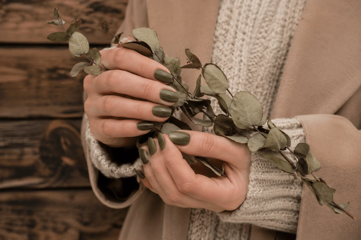 10 Fall Nail Colors Everyone Will Wear This Season 4 Olive green fall nail colors inspired by nature.