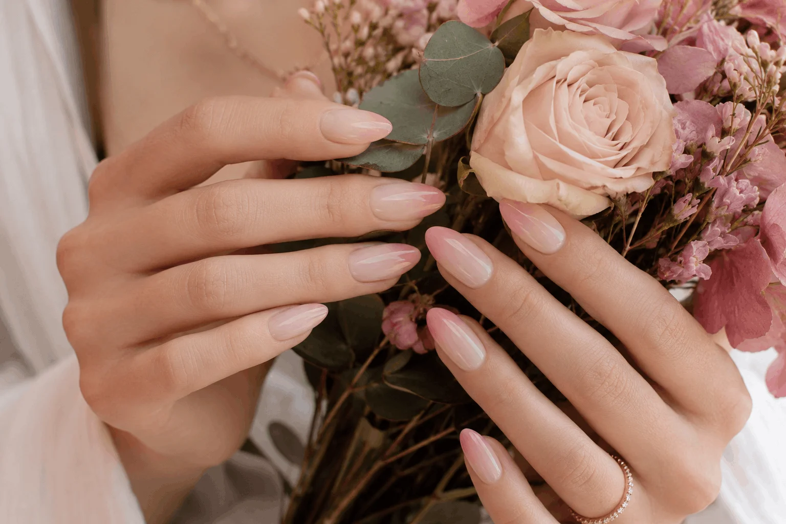 11 Nude Nails That Make Every Outfit Look Better 8 Soft nude ombre nail design