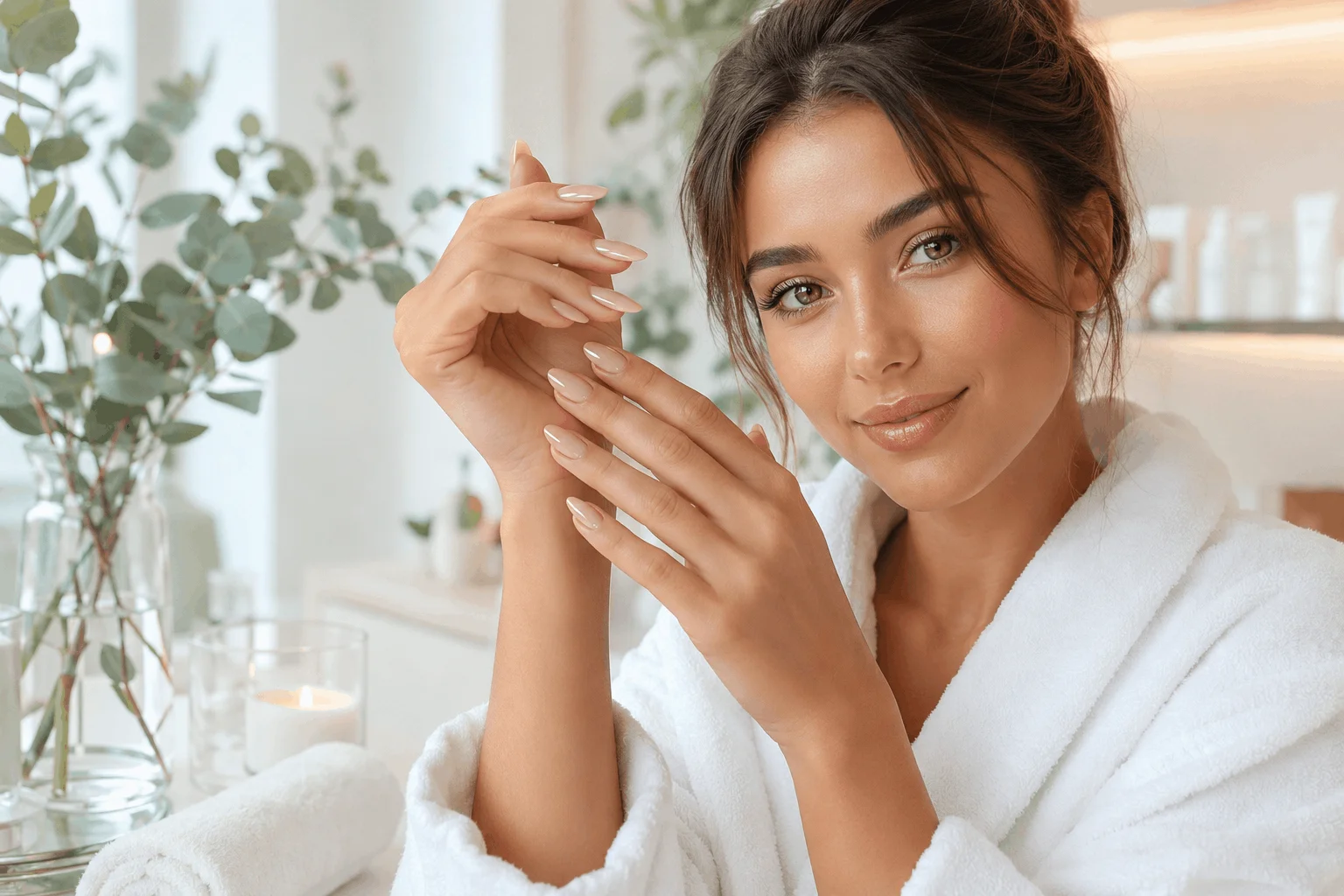 10 Summer Neutral Nails You'll Want to Copy Now 11 Clean girl neutral nails with a glossy natural finish.