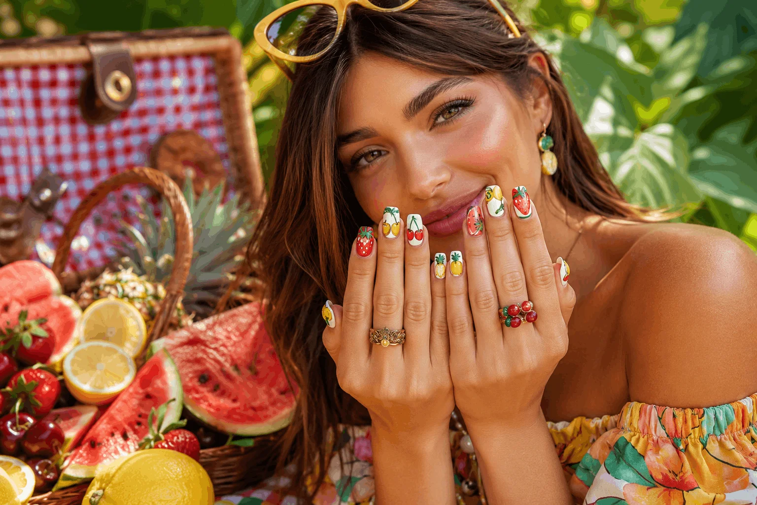 10 Summer Oval Nails You'll Want to Copy This Season 8 Fruit nail art on oval nails