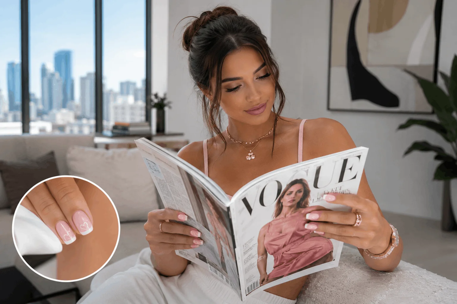10 Pink Summer Nails You'll Want to Copy This Season 11 Minimalist pink nail art for everyday summer style
