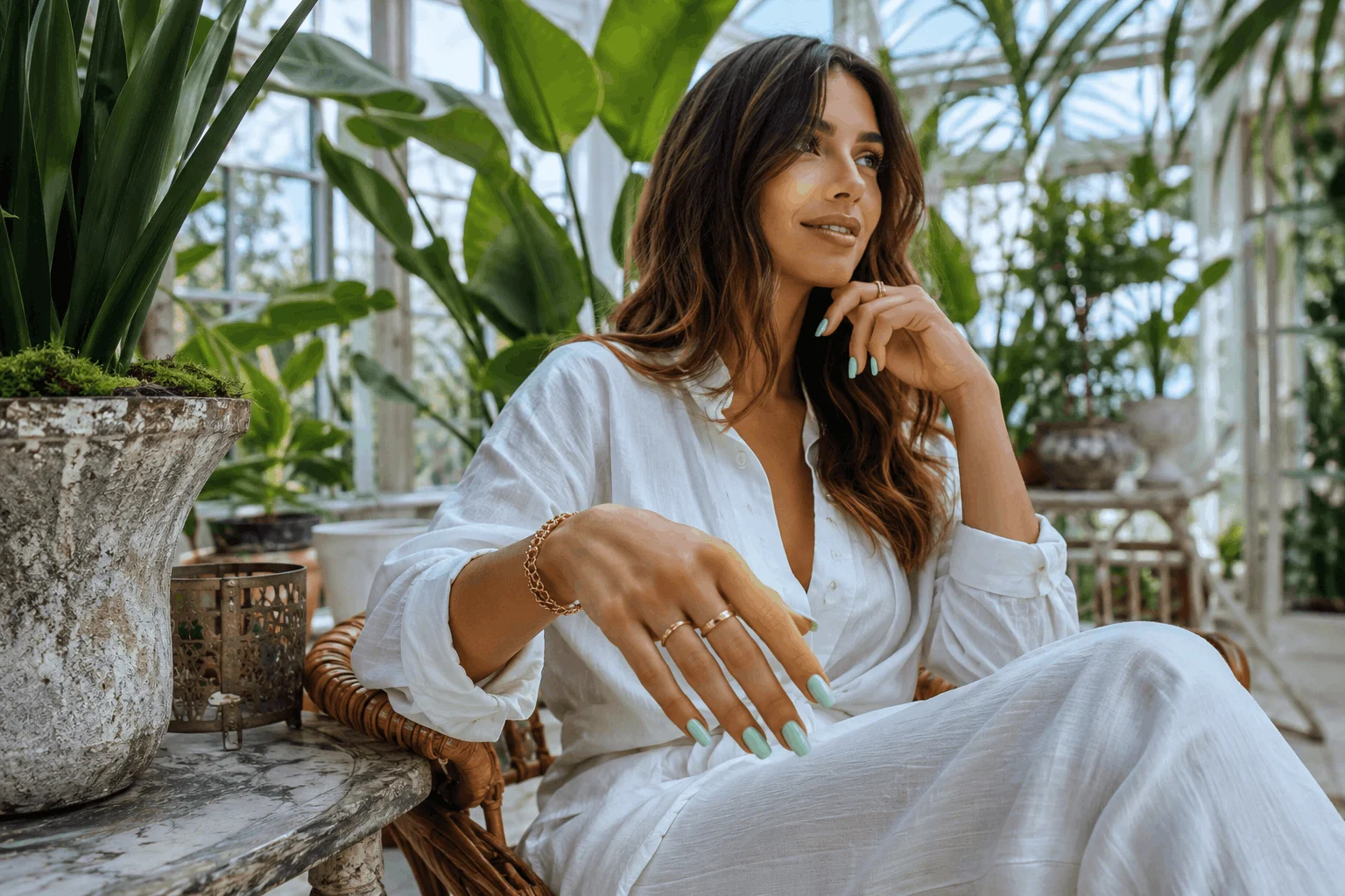 10 Spring Nail Colors You'll Want to Wear This Season 5 Mint green spring manicure inspiration